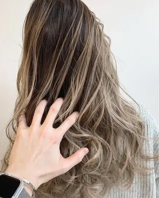 ロング カラー ヘアアレンジ 阿部 圭悟のヘアスタイル