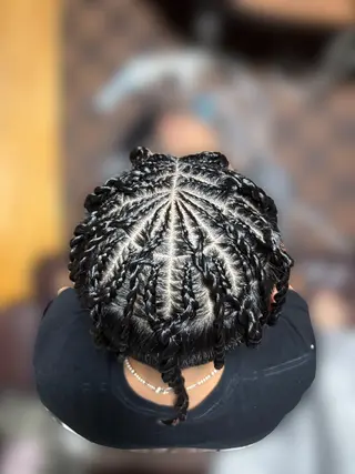 ヘアアレンジ MIRAI 編み込み/エクステのヘアスタイル