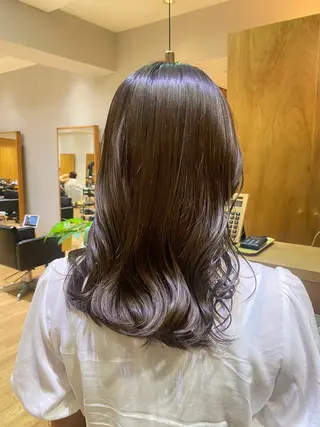 ミディアム カラー 🎗️【ヘアセット 美眉】吉川玲🎗️のヘアスタイル