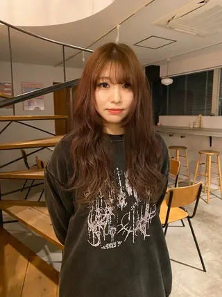 カラー 柏端 愛梨のヘアスタイル