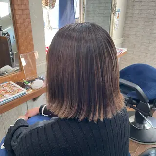 ミディアム カラー パーマ 梶田 楓子のマツエク・マツパデザイン