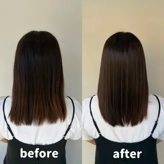 ミディアム 🐣長野英聡/縮毛 矯正/髪質改善🐣のヘアスタイル