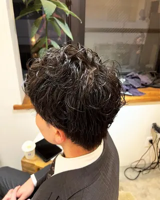 パーマ メンズ 大阪メンズパーマ /ショート/らいのヘアスタイル