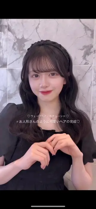 ロング カラー momochan🍑 やわらかいボブ♡のヘアスタイル