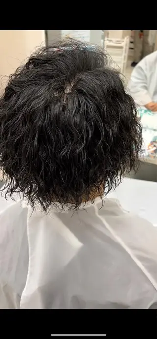パーマ メンズ バレイヤージュ/ヘア アレンジ/shionのヘアスタイル