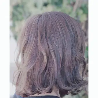 ミディアム カラー 髪のリセット× 髪質改善ひこうせんのヘアスタイル