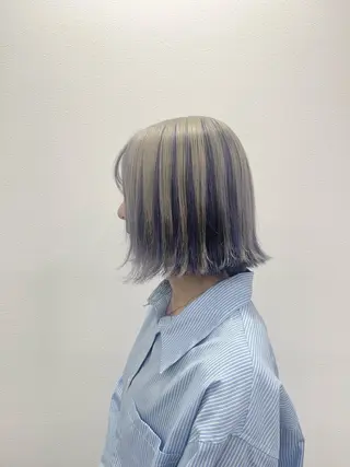 ショート ハイトーン/透明感/ レイヤー/かずや🦁のヘアスタイル