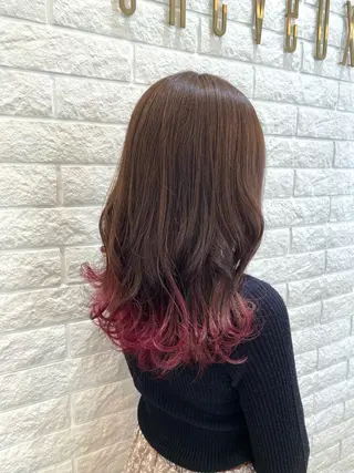 ロング カラー 艶感🫧透明感カラー YUKARIのヘアスタイル