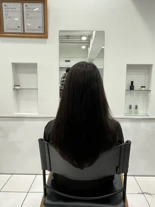 セミロング カラー mit bytree MISAKI🎀のヘアスタイル