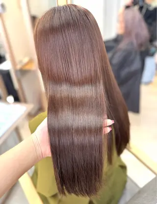 ロング カラー 🩶鈴木茉奈🩶艶髪 /透明感/暖色カラーのヘアスタイル