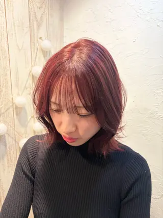 カラー cie ヒナタのヘアスタイル