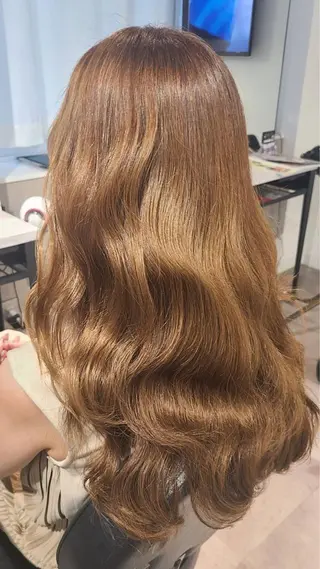ロング カラー パーマ ヘアアレンジ メンズ キッズ FABLE HAIR ファブル難波・心斎橋のヘアスタイル