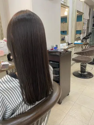 ロング カラー パーマ ヘアアレンジ kame|レイヤー / 似合わせ顔周りのヘアスタイル