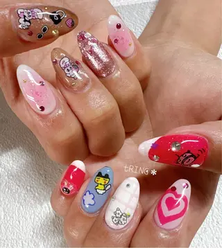 ネイル tRING* しいの木台のネイルデザイン