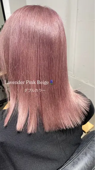 ミディアム カラー CARICIA 渡邉 祐南のヘアスタイル