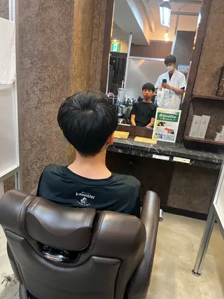 ミディアム メンズ 清水 寧生のヘアスタイル