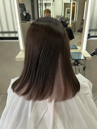 ミディアム カラー 一ノ瀬 暁のヘアスタイル
