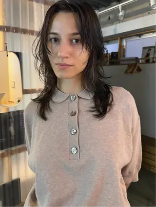 ミディアム PARKiiiNG 大阪心斎橋/ブリーチのヘアスタイル