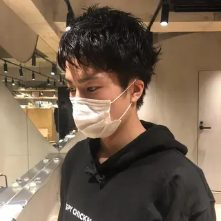 メンズ 🌈圧倒的デザイン パーマ　関和希のヘアスタイル