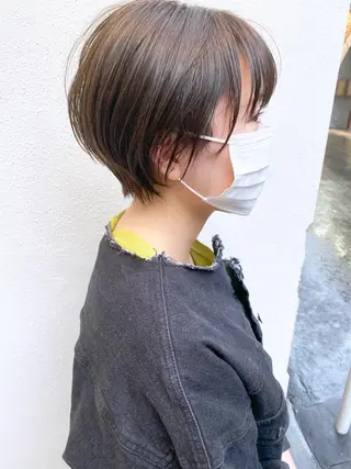 ショート カラー 髪質改善/艶髪 やまなかのヘアスタイル
