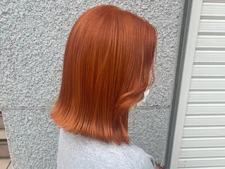 セミロング カラー ヘアアレンジ 💗💗韓国レイヤー yu-ki💗💗のヘアスタイル