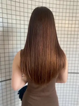 ロング カラー 北村 理奈のヘアスタイル