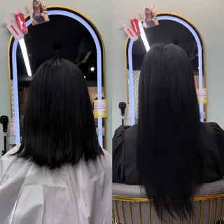 カラー ロング Reflet 新宿/プルエクステのヘアスタイル