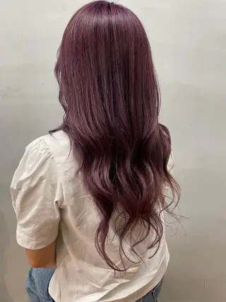 ロング カラー 女性リピ90%🍨 🩷佐藤みずきのヘアスタイル