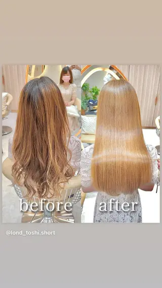 ロング レイヤー❣️縮毛矯 川村利幸のヘアスタイル