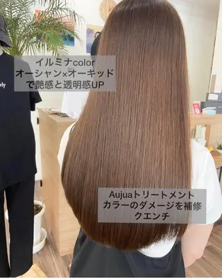 ロング 中顔面短縮 顔まわり新田大翔のヘアスタイル