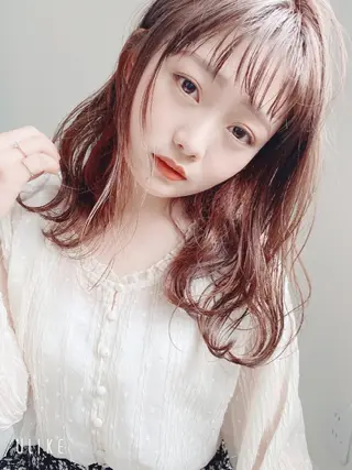 ミディアム ヘアアレンジ Hiroshi ヒロシのヘアスタイル