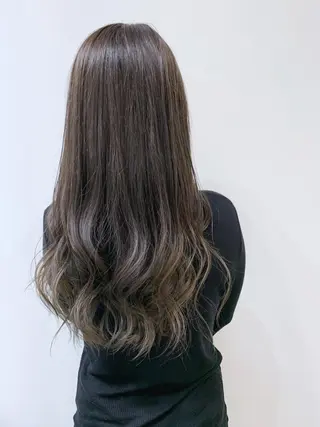 ロング カラー 縮毛矯正×髪質改善 店長　DAITOのヘアスタイル