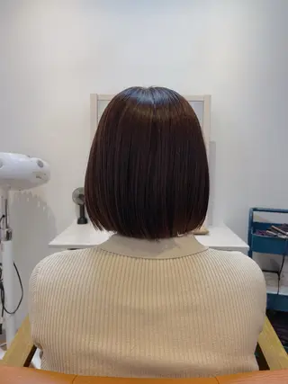 ミディアム lore 中村かれんのヘアスタイル