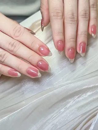 ネイル candy nail 韓国風ワンホンネイルのネイルデザイン