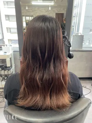 ロング カラー ヘアアレンジ M. KANAのヘアスタイル