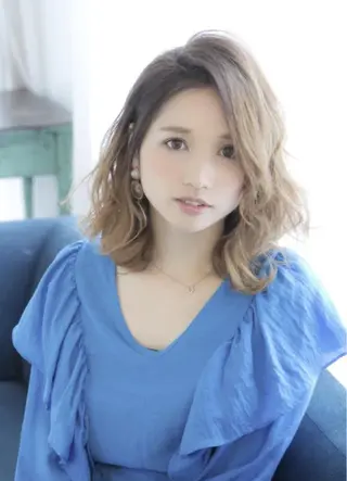 ミディアム 縮毛矯正・髪質改善 ❣️三浦正也のヘアスタイル