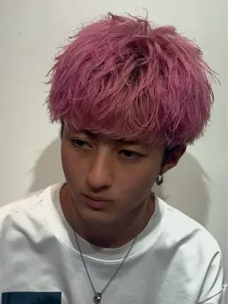 カラー メンズ 金子 遥人のヘアスタイル