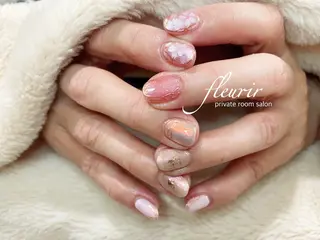 ネイル フルリール 【プライベートサロンのネイルデザイン