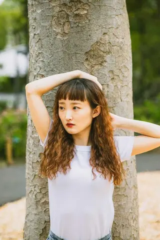 ロング “ととのう”ヘッドス パ🌿本多麻亜優のヘアスタイル
