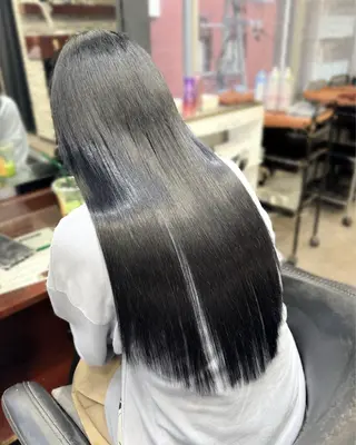 ロング ハイトーンエクステ 🎩カズキ🎩のヘアスタイル