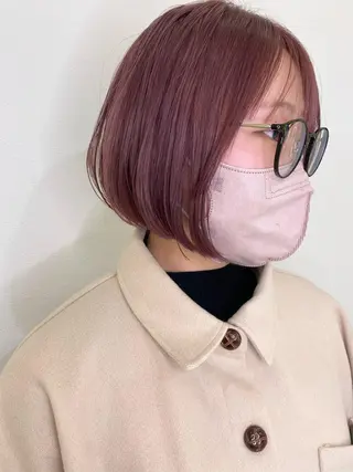 ショート カラー 駅チカ【ali'i】 アリイ花崎友美☘のヘアスタイル