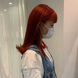 カラー 的場 莉音のヘアスタイル