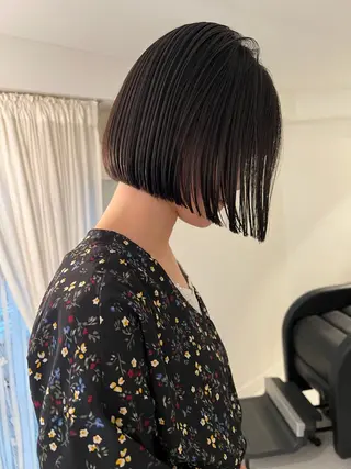 ミディアム ブリーチカラー🎀 韓国風/寺門美優のヘアスタイル