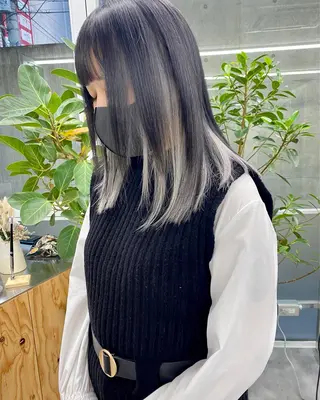 セミロング カラー welring hair salonのヘアスタイル