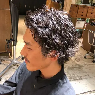 パーマ メンズ 韓国美髪矯正✂️ 佐藤ヒロのヘアスタイル
