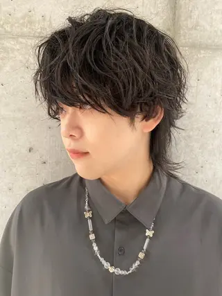 ショート カラー パーマ メンズ メンズ特化酒井翔太 /メンズカット/名駅のヘアスタイル