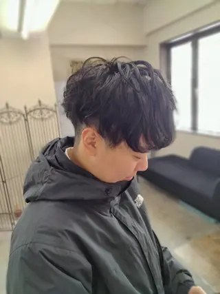 パーマ nico麻生　長谷川 裕月のヘアスタイル