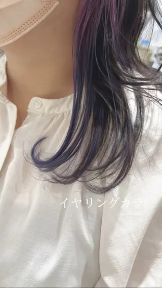 セミロング カラー ショート/韓国ヘア 押本恵一のヘアスタイル