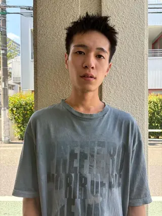 ショート カラー パーマ CEINE PATHのヘアスタイル