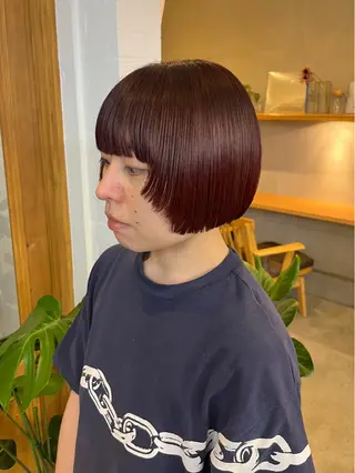 ミディアム カラー 伊藤ゆかり/髪質改善 /透明感カラーのヘアスタイル